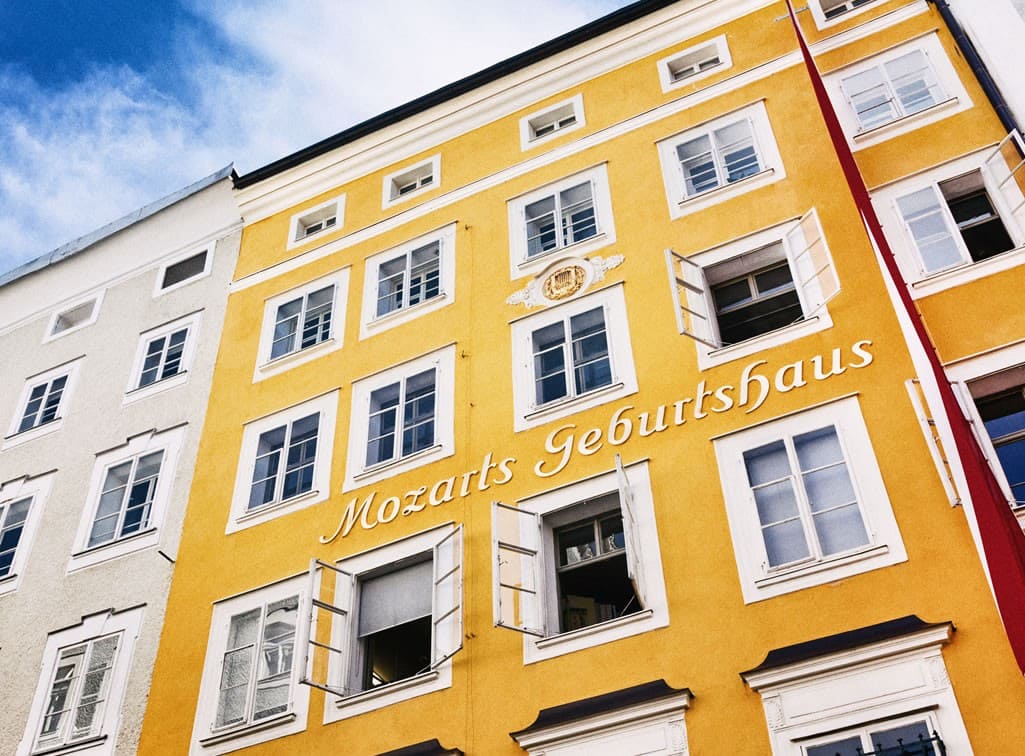 Mozarts Geburtshaus in Salzburg © Shutterstock