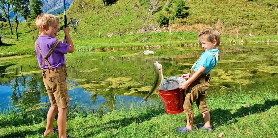 Fischen auf der Dachebenalm
