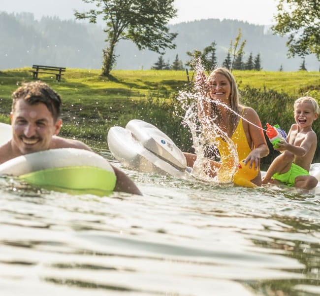 Schwimmen im Reitecksee © Flachau Tourismus