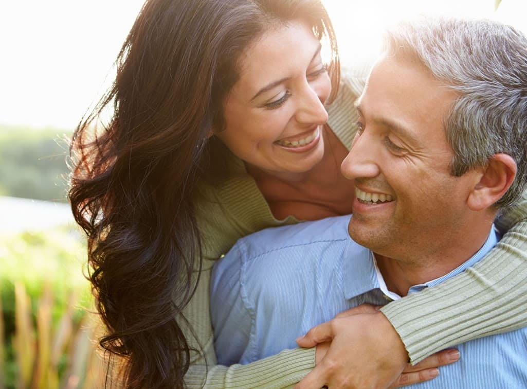 Glückliches Pärchen beim Moabauer