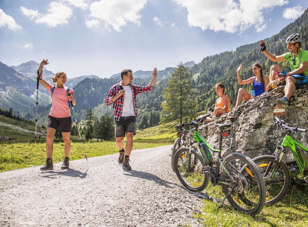 Wandern und Biken in Flachau © Flachau Tourismus