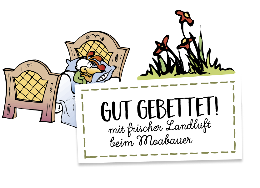 Gut geschlafen bei Landluft